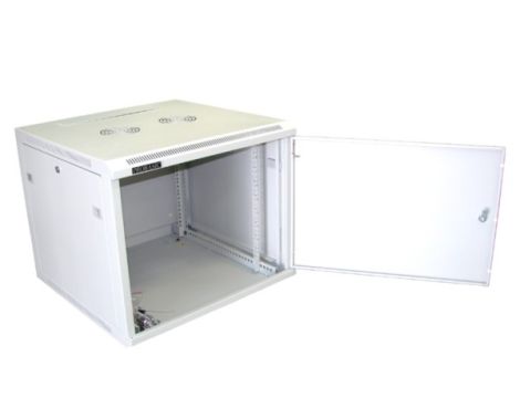 Szafa 19" wisząca PILO  9U 600x600 RAL7035 blacha - 2