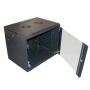Szafa 19" wisząca ZETA  9U 600x450 RAL9004 szkło - 3