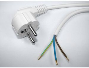 Kabel zasilający montażowy z wtykiem kątowym 4,0m