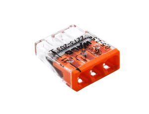 Złączka WAGO 2273-203 drut 3x2,5mm2 do puszek inst