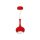 Lampa wisząca Karlo  led cob  5W czerwona DW