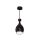 Lampa wisząca Uma led power  9W czarna DW