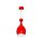 Lampa wisząca Uma led power  9W czerwona DW