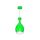 Lampa wisząca Uma led power  9W zielona DW