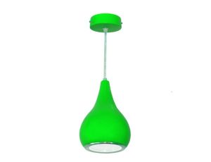 Lampa wisząca Vidar led power  5W zielona DW