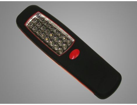 Lampa warsztatowa 24 z magnesem czerwona