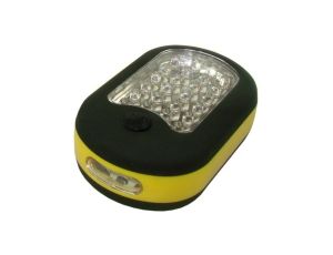 Lampa warsztatowa 24+3 z magnesem żółta