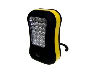 Lampa warsztatowa 24+4 z magnesem żółta