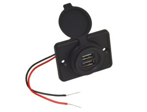 Ładowarka samochodowa montażowa 2x USB 3.0; 12 --