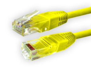 Kabel patchcord UTP6  5,0m żółty -