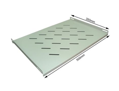 Półka stała 19" 1U głębokość 350mm w RAL7035