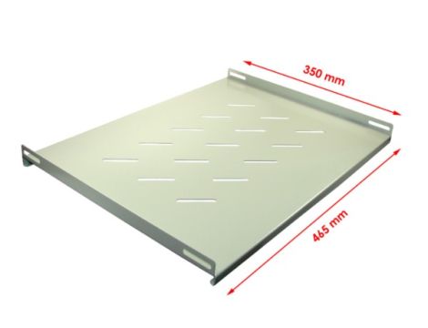 Półka stała 19" 1U głębokość 350mm s RAL7035 - 2