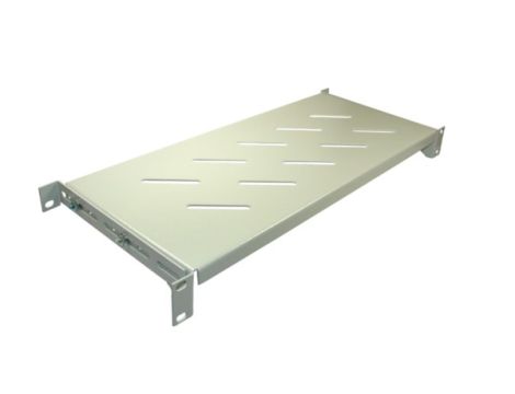 Półka regulowana 19" 1U głębokość 200mm V RAL7035