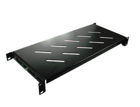 Półka regulowana 19" 1U głębokość 200mm V RAL9004