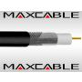 Przewód RG6U 1,02Cu żelowany UV czarny 100m MAXCAB - 2