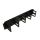 Organizator kabli 2U 10 uchwytów plastik-