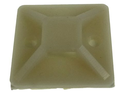 Uchwyt opaski plastik 30mm*30mm biały --