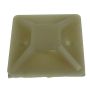 Uchwyt opaski plastik 30mm*30mm biały -- - 2