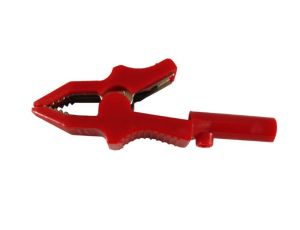 Krokodylek z gniazdem banan 80mm czerwony --