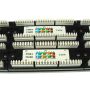 Patch panel 48-port UTP5e 2U 19" złącza dual bloc- - 3
