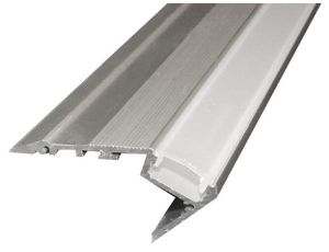 Profil LED schodowy A 1,2m srebrny klosz frosted