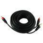 Kabel Jack3,5st-2RCA campari złoty 10m - - 2