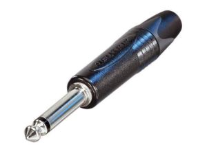 Wtyk Jack 6,3 mono NEUTRIK NP2X-BAG czarny na kabe