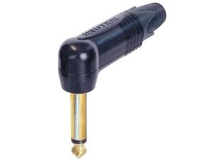 Wtyk Jack 6,3 mono Neutrik NP2RX-B złocony na kabe