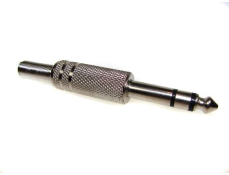 Wtyk Jack 6,3 stereo metal --