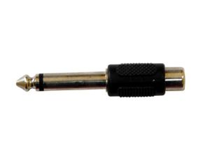 Redukcja wt.Jack 6,3mono/gn.RCA plastik