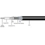 Przewód RG6U 1,02CCs żelowany czarny 305m MAXCABLE - 3