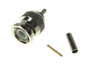 Wtyk BNC zaciskany RG174  op/10