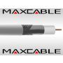 Przewód RG6U 1,02Cu żelowany biały 300m MAXCABLE - 2