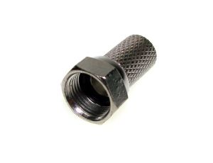 Wtyk F RG6 22mm z uszczelką