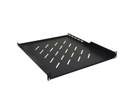 Półka regulowana 19" 1U głębokość 550mm X RAL9004