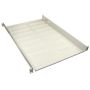 Półka regulowana 19" 1U głębokość 650mm X RAL7044 - 2