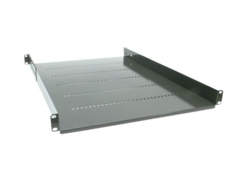 Półka regulowana 19" 1U głębokość 650mm grafitowa