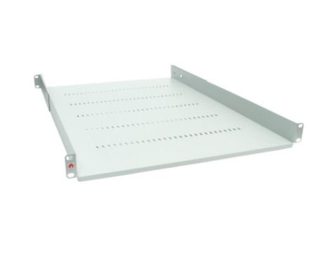 Półka regulowana 19" 1U głębokość 650mm popielata