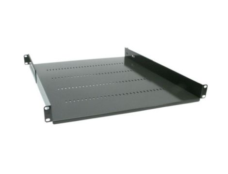 Półka regulowana 19" 1U głębokość 550mm grafitowa