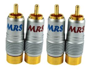 Wtyk RCA MRS-151 10mm Blister 4szt.