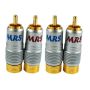 Wtyk RCA MRS-151 10mm Blister 4szt. - 2