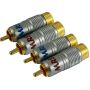 Wtyk RCA MRS-151 10mm Blister 4szt. - 3