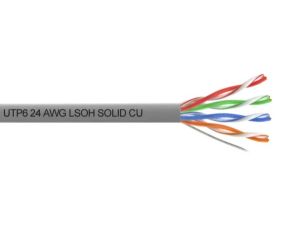 Przewód UTP6 drut Cu  LSOH 305m  MAXCABLE