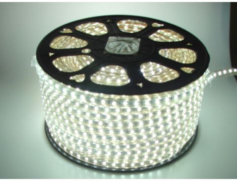 Taśma LED 5050 biały zimny 100m 230V 60diod/1m