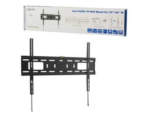 Uchwyt LCD Slim 37"-70" 50kg stały czarny LogiLink - 3
