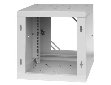 Szafa rack 10"  6U wisząca 315x300 biała do montaż - 2