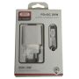 Ładowarka sieciowa USB Type-C L73 2,4A biała - 2