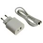 Ładowarka sieciowa USB Type-C L73 2,4A biała - 4