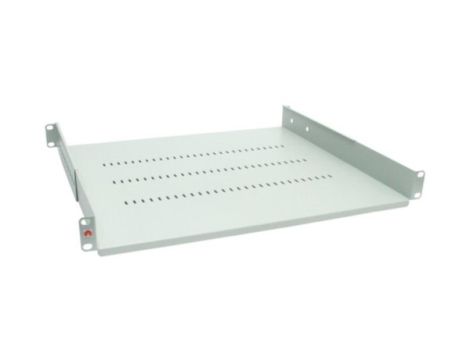 Półka regulowana 19" 1U głębokość 450mm popielata