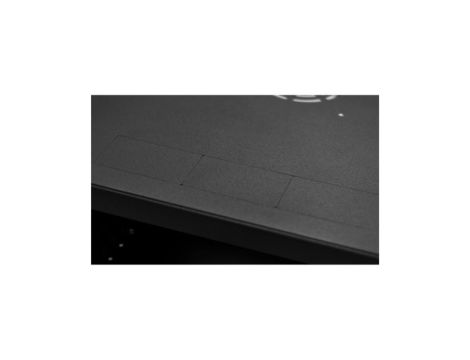 Szafa rack 19"  4U wisząca 450mm RAL9004 drzwi szk - 4